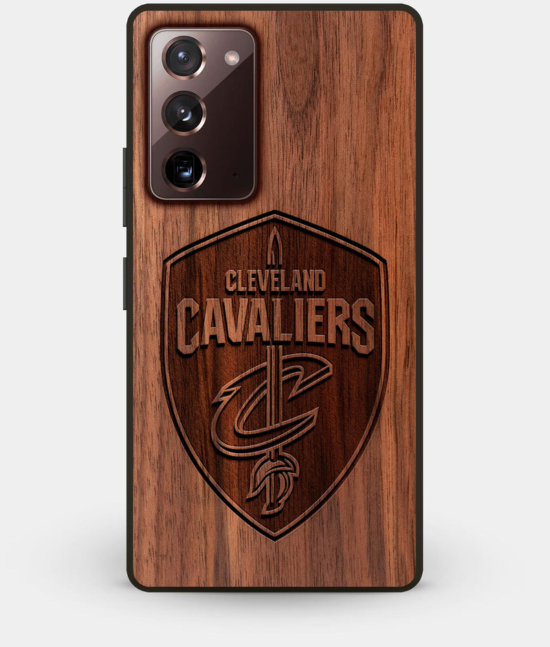 Best Custom Engraved Walnut Wood Cleveland Cavaliers Note 20 Case - Engraved In Nature