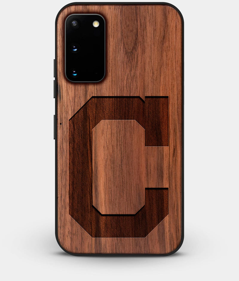 Best Custom Engraved Walnut Wood Cleveland Indians Galaxy S20 Case - Engraved In Nature