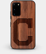 Best Walnut Wood Cleveland Indians Galaxy S20 FE Case - Custom Engraved Cover - Engraved In Nature