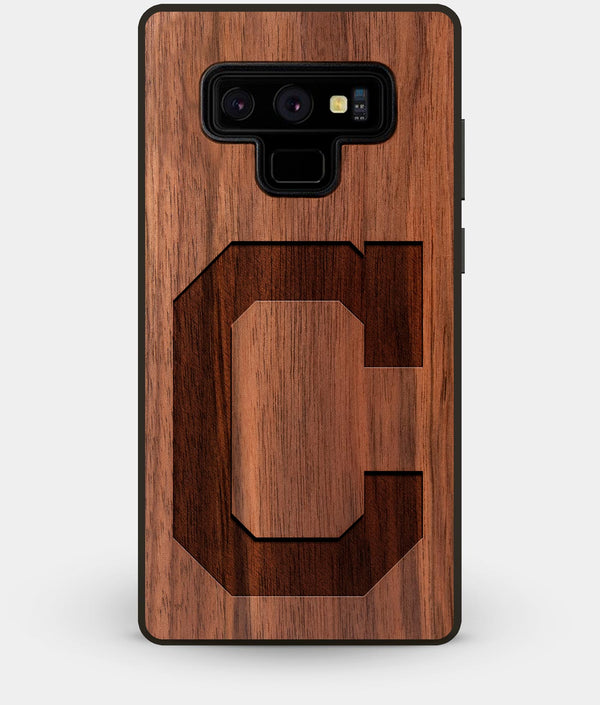 Best Custom Engraved Walnut Wood Cleveland Indians Note 9 Case - Engraved In Nature