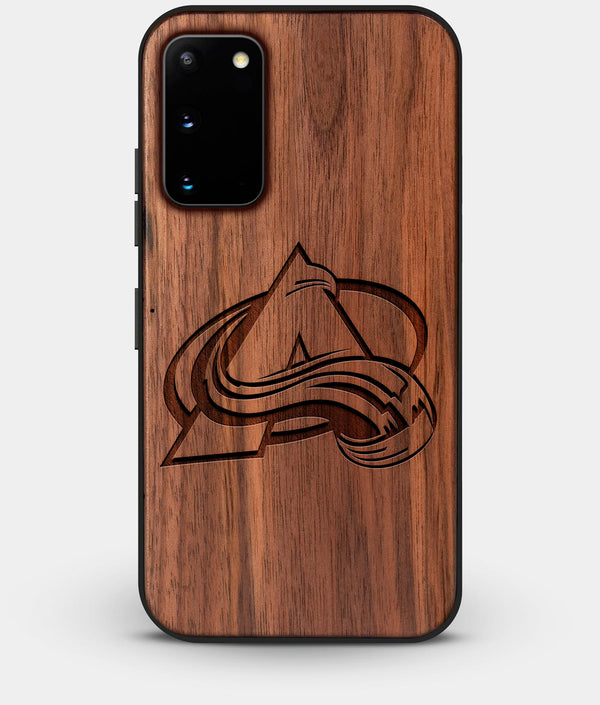 Best Walnut Wood Colorado Avalanche Galaxy S20 FE Case - Custom Engraved Cover - Engraved In Nature