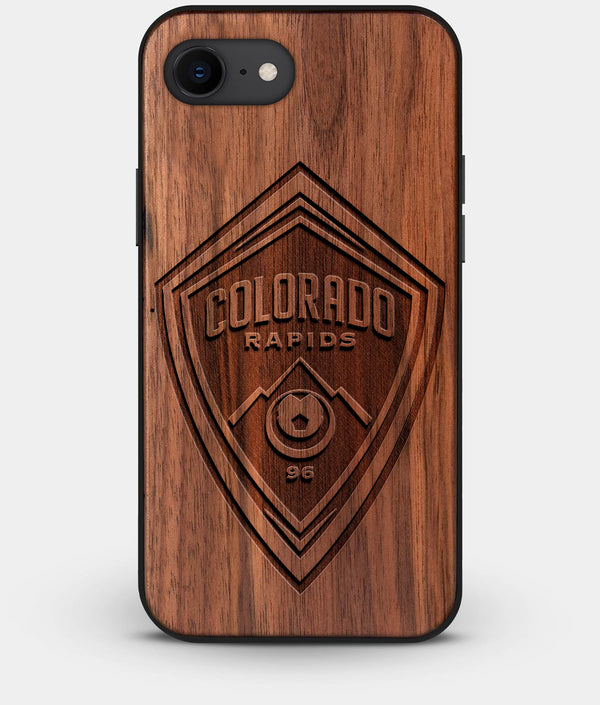 Best Custom Engraved Walnut Wood Colorado Rapids iPhone 7 Case - Engraved In Nature