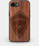 Best Custom Engraved Walnut Wood Colorado Rapids iPhone 8 Case - Engraved In Nature