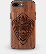 Best Custom Engraved Walnut Wood Colorado Rapids iPhone 8 Plus Case - Engraved In Nature