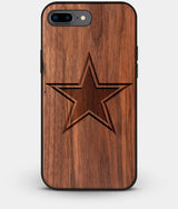 Best Custom Engraved Walnut Wood Dallas Cowboys iPhone 8 Plus Case - Engraved In Nature