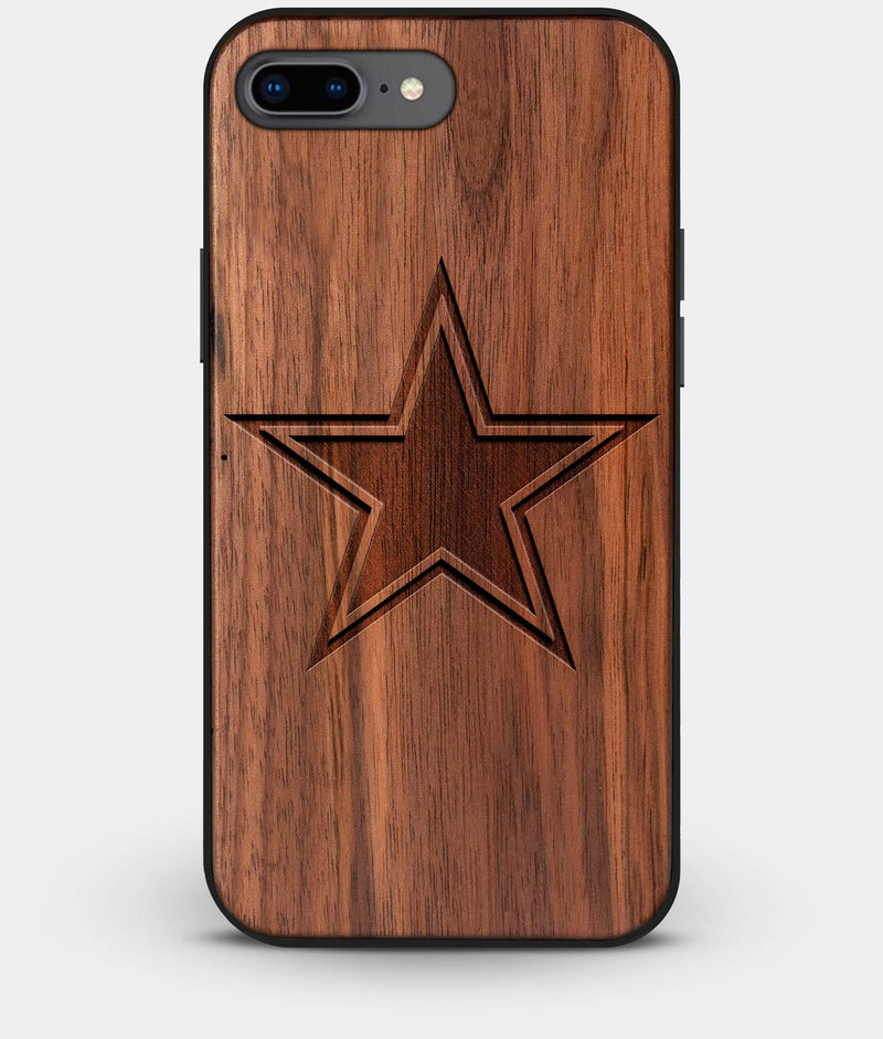 Best Custom Engraved Walnut Wood Dallas Cowboys iPhone 8 Plus Case - Engraved In Nature
