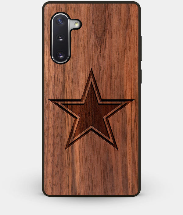 Best Custom Engraved Walnut Wood Dallas Cowboys Note 10 Case - Engraved In Nature