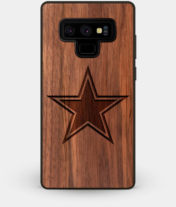 Best Custom Engraved Walnut Wood Dallas Cowboys Note 9 Case - Engraved In Nature