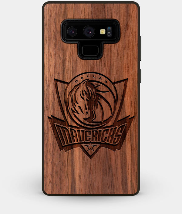 Best Custom Engraved Walnut Wood Dallas Mavericks Note 9 Case - Engraved In Nature