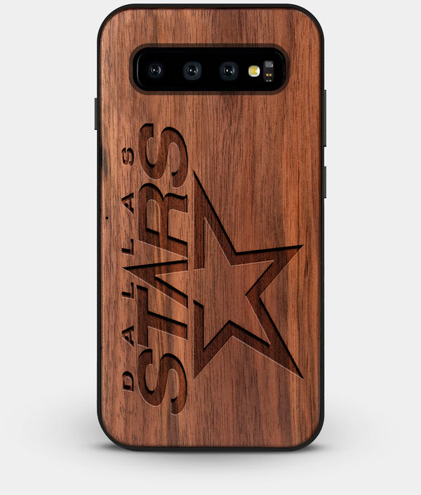Best Custom Engraved Walnut Wood Dallas Stars Galaxy S10 Case - Engraved In Nature