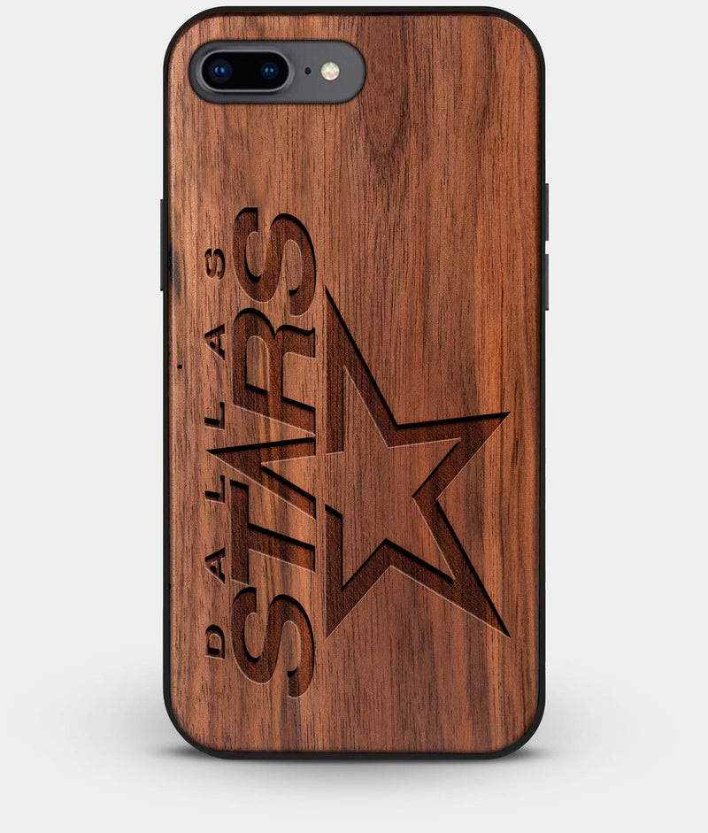 Best Custom Engraved Walnut Wood Dallas Stars iPhone 7 Plus Case - Engraved In Nature