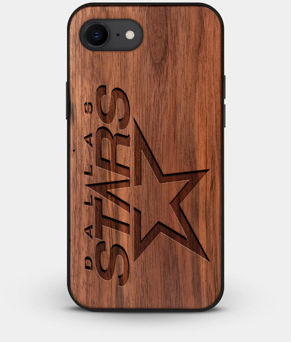 Best Custom Engraved Walnut Wood Dallas Stars iPhone 8 Case - Engraved In Nature