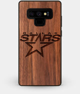 Best Custom Engraved Walnut Wood Dallas Stars Note 9 Case - Engraved In Nature