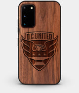 Best Custom Engraved Walnut Wood D.C. United Galaxy S20 Case - Engraved In Nature
