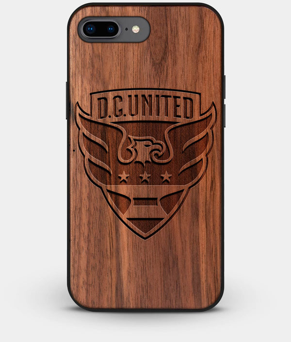 Best Custom Engraved Walnut Wood D.C. United iPhone 7 Plus Case - Engraved In Nature