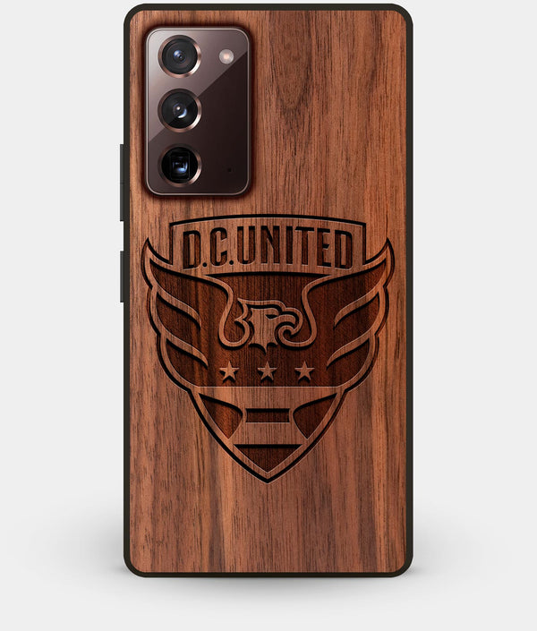 Best Custom Engraved Walnut Wood D.C. United Note 20 Case - Engraved In Nature
