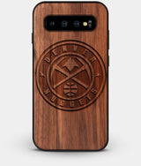 Best Custom Engraved Walnut Wood Denver Nuggets Galaxy S10 Plus Case - Engraved In Nature