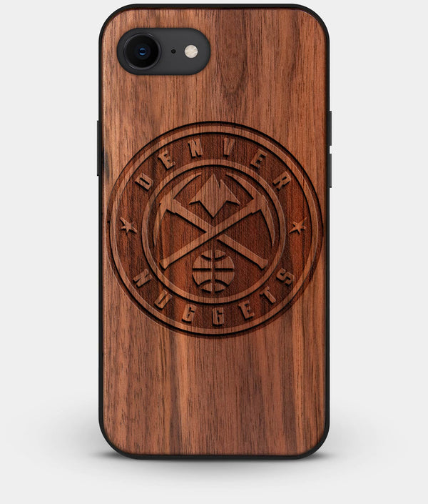 Best Custom Engraved Walnut Wood Denver Nuggets iPhone 7 Case - Engraved In Nature