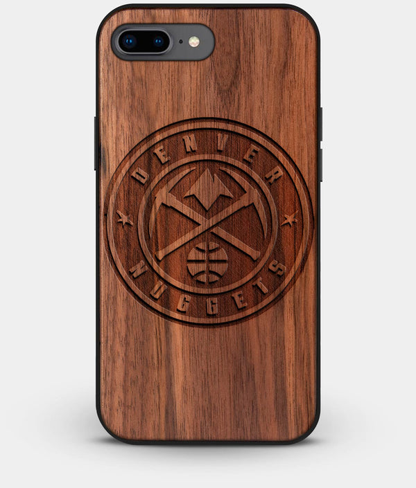 Best Custom Engraved Walnut Wood Denver Nuggets iPhone 7 Plus Case - Engraved In Nature