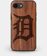 Best Custom Engraved Walnut Wood Detroit Tigers iPhone 7 Case - Engraved In Nature