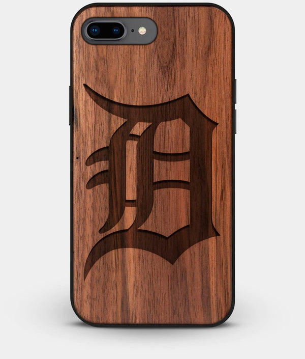 Best Custom Engraved Walnut Wood Detroit Tigers iPhone 7 Plus Case - Engraved In Nature