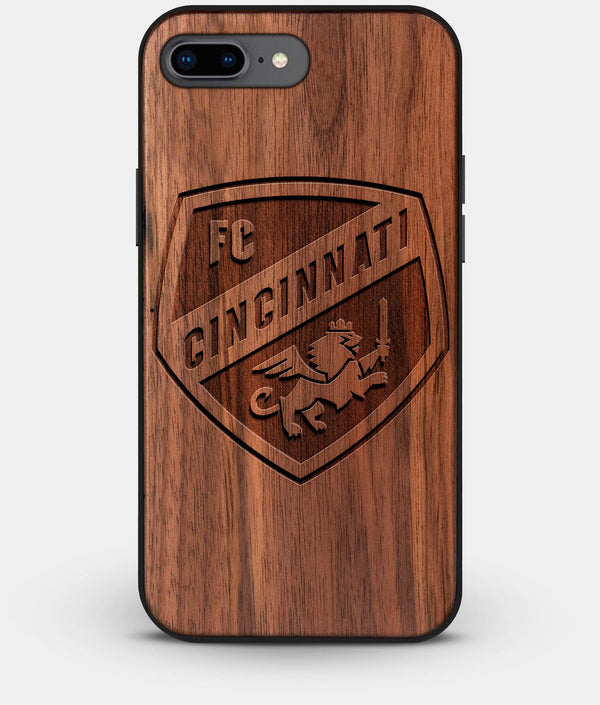 Best Custom Engraved Walnut Wood FC Cincinnati iPhone 7 Plus Case - Engraved In Nature