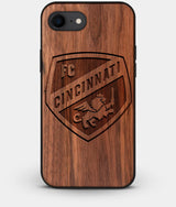 Best Custom Engraved Walnut Wood FC Cincinnati iPhone 8 Case - Engraved In Nature