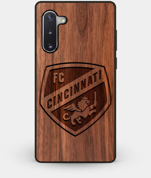 Best Custom Engraved Walnut Wood FC Cincinnati Note 10 Case - Engraved In Nature
