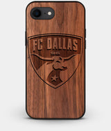 Best Custom Engraved Walnut Wood FC Dallas iPhone 8 Case - Engraved In Nature