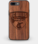 Best Custom Engraved Walnut Wood FC Dallas iPhone 8 Plus Case - Engraved In Nature