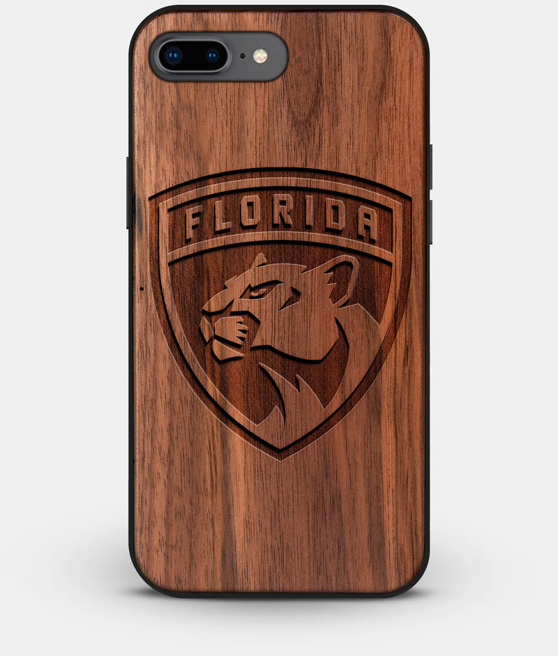 Best Custom Engraved Walnut Wood Florida Panthers iPhone 7 Plus Case - Engraved In Nature
