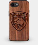 Best Custom Engraved Walnut Wood Florida Panthers iPhone 8 Case - Engraved In Nature