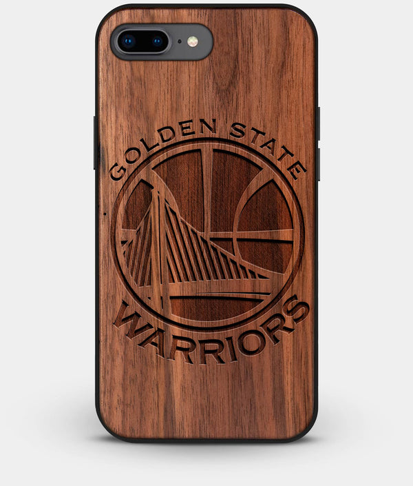 Best Custom Engraved Walnut Wood Golden State Warriors iPhone 8 Plus Case - Engraved In Nature