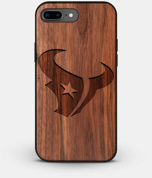 Best Custom Engraved Walnut Wood Houston Texans iPhone 7 Plus Case - Engraved In Nature