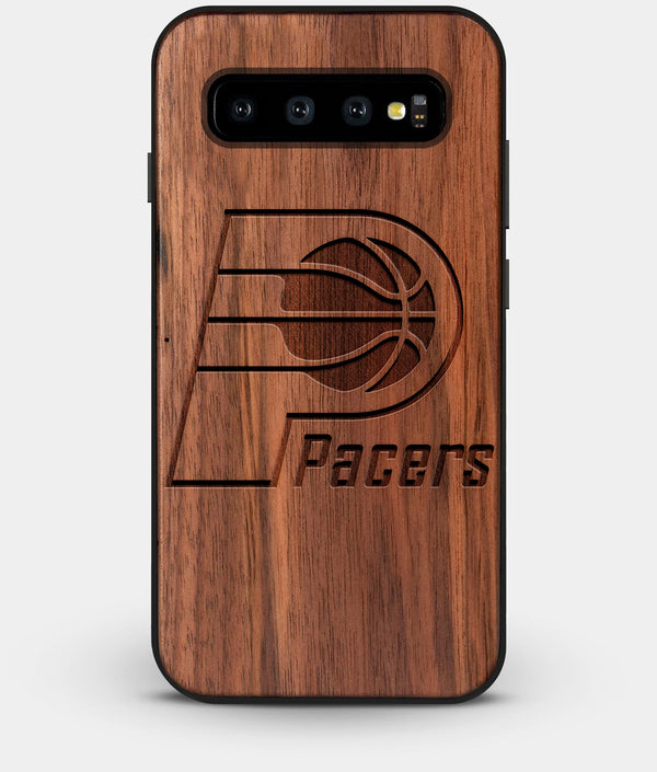 Best Custom Engraved Walnut Wood Indiana Pacers Galaxy S10 Case - Engraved In Nature