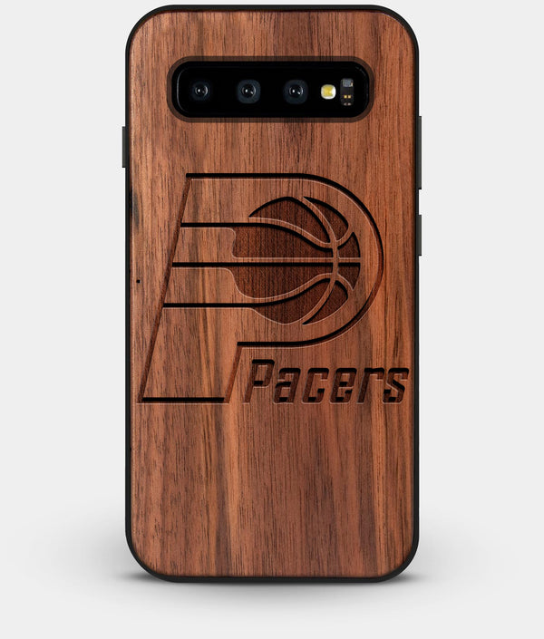 Best Custom Engraved Walnut Wood Indiana Pacers Galaxy S10 Plus Case - Engraved In Nature
