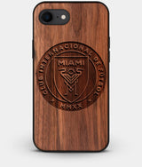 Best Custom Engraved Walnut Wood Inter Miami CF iPhone 7 Case - Engraved In Nature