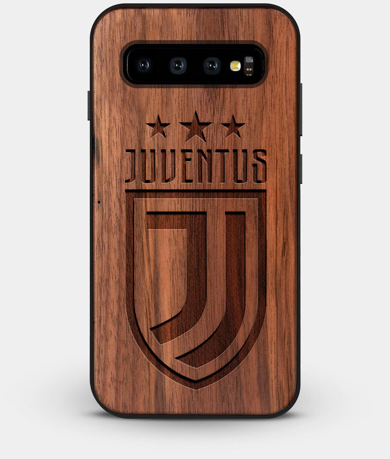 Best Custom Engraved Walnut Wood Juventus Club Galaxy S10 Plus Case - Engraved In Nature