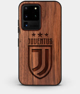 Best Custom Engraved Walnut Wood Juventus Club Galaxy S20 Ultra Case - Engraved In Nature