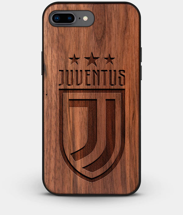 Best Custom Engraved Walnut Wood Juventus Club iPhone 7 Plus Case - Engraved In Nature