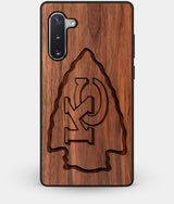 Best Custom Engraved Walnut Wood Kansas City Chiefs Note 10 Case - Engraved In Nature