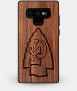 Best Custom Engraved Walnut Wood Kansas City Chiefs Note 9 Case - Engraved In Nature