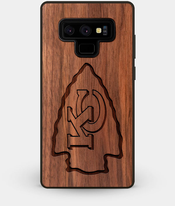 Best Custom Engraved Walnut Wood Kansas City Chiefs Note 9 Case - Engraved In Nature
