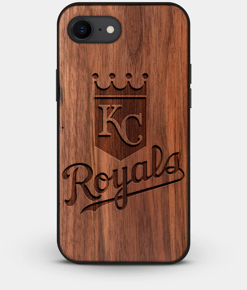 Best Custom Engraved Walnut Wood Kansas City Royals iPhone 7 Case - Engraved In Nature