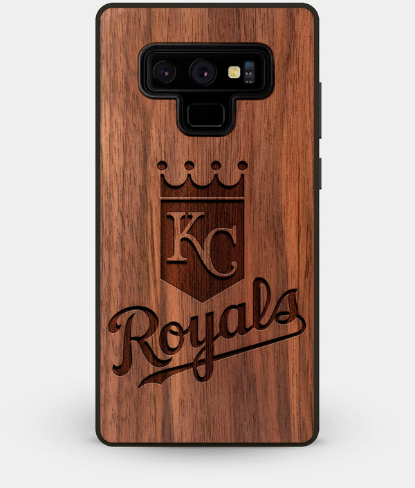 Best Custom Engraved Walnut Wood Kansas City Royals Note 9 Case - Engraved In Nature