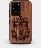 Best Custom Engraved Walnut Wood Liverpool F.C. Galaxy S20 Ultra Case - Engraved In Nature