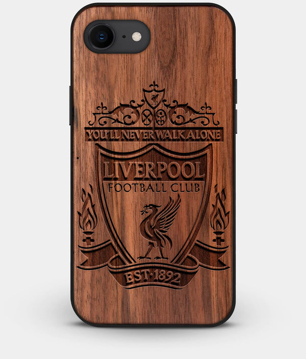 Best Custom Engraved Walnut Wood Liverpool F.C. iPhone 7 Case - Engraved In Nature