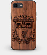 Best Custom Engraved Walnut Wood Liverpool F.C. iPhone 8 Case - Engraved In Nature