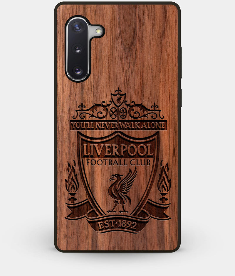 Best Custom Engraved Walnut Wood Liverpool F.C. Note 10 Case - Engraved In Nature