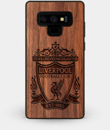 Best Custom Engraved Walnut Wood Liverpool F.C. Note 9 Case - Engraved In Nature